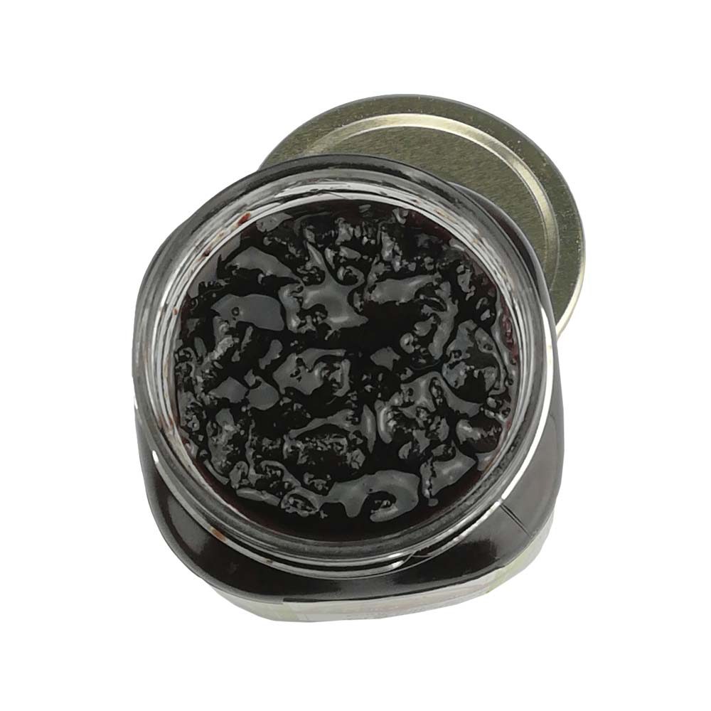 Cherry confit-LOrto-di-Lucullo-Confettura-Extra-di-Ciliegie-del-Monte-Somma-opened