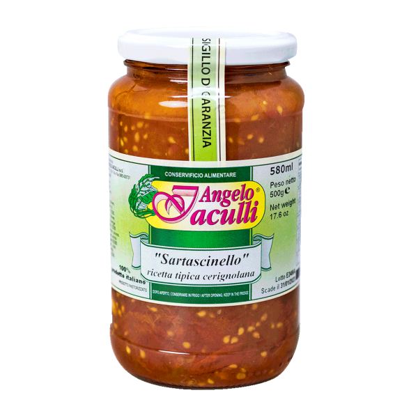 „Sartascinello„ typisches Rezept aus der Region Cerignola Kaffee