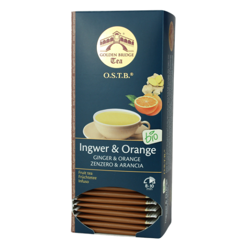 Golden Bridge Tea BIO Ingwer & Orange |  würzig-fruchtiger Genuss