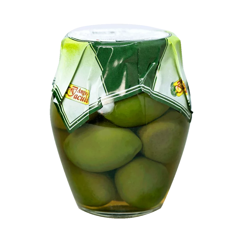 Grüne Riesenoliven "Bella di Cerignola" - eingelegt in Salzlake 314 ml