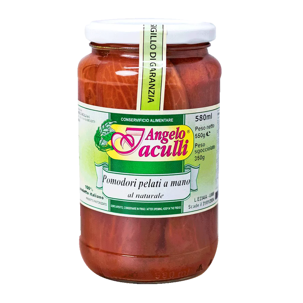 Handgepellte Tomaten - natürlichen Ursprungs