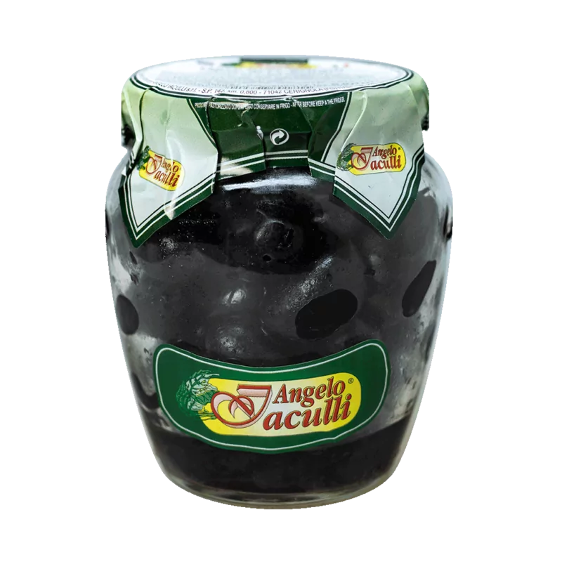 Schwarze Riesenoliven "Bella di Cerignola" - eingelegt in Sonnenblumenöl