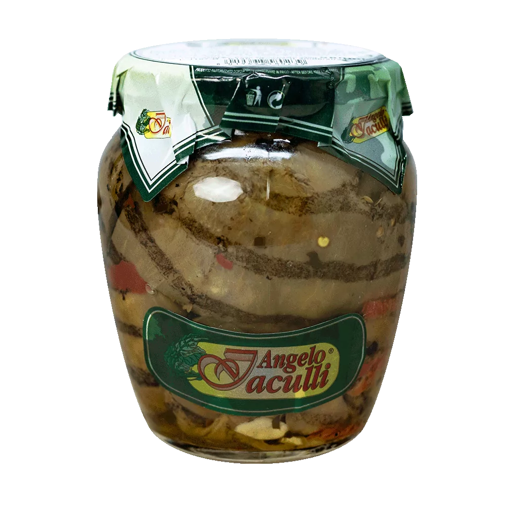 Gegrillte Auberginen - eingelegt in Sonnenblumenöl