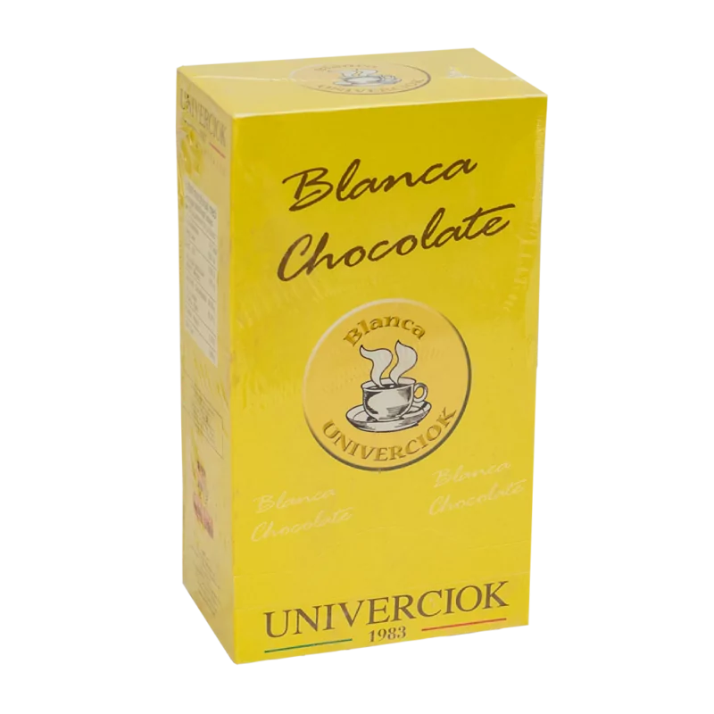 Univerciok - Weiße Trinkschokolade | 30 Beutel a 32 gr.