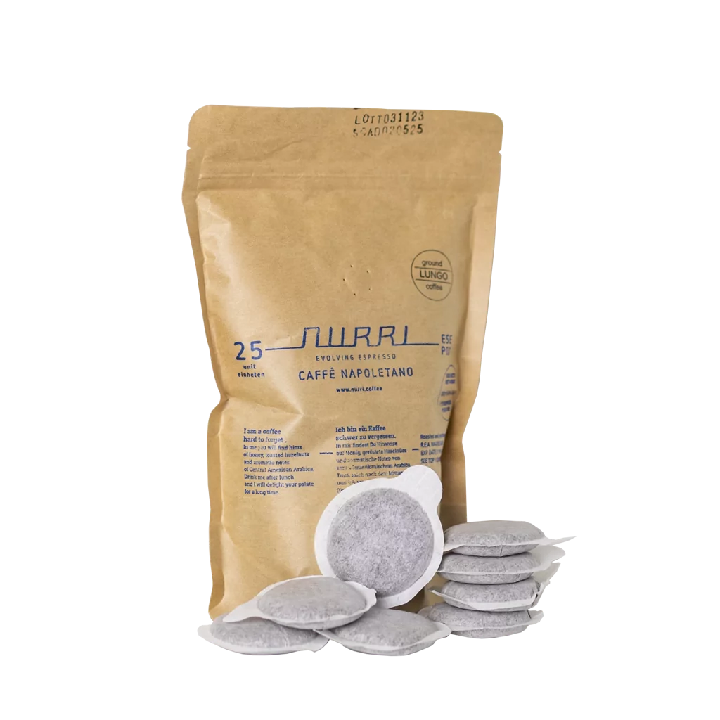 Nurri Caffe Napoletano (Lungo coffee) Ese-Pads, 50 Stück