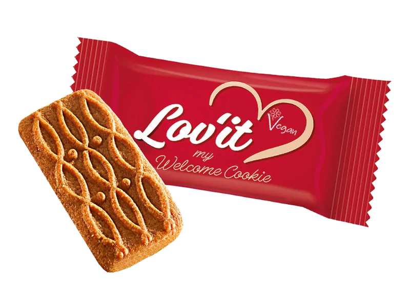 Biscate Feines - Karamellgebäck "Lov´it"  Welcome Cookie
